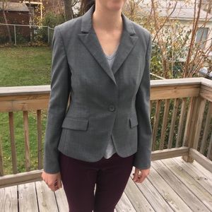 Express Charcoal Suit Jacket